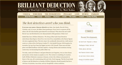 Desktop Screenshot of brilliantdeduction.info