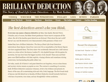 Tablet Screenshot of brilliantdeduction.info